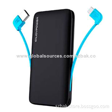 Power Bank, 5,000mAh Capacity, 5V/1A Input, Small Size, 5-6 Hours Charging Time
